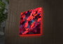 Wallity Lienzo Decorativo Iluminado con LED Multicolor 28x28 cm